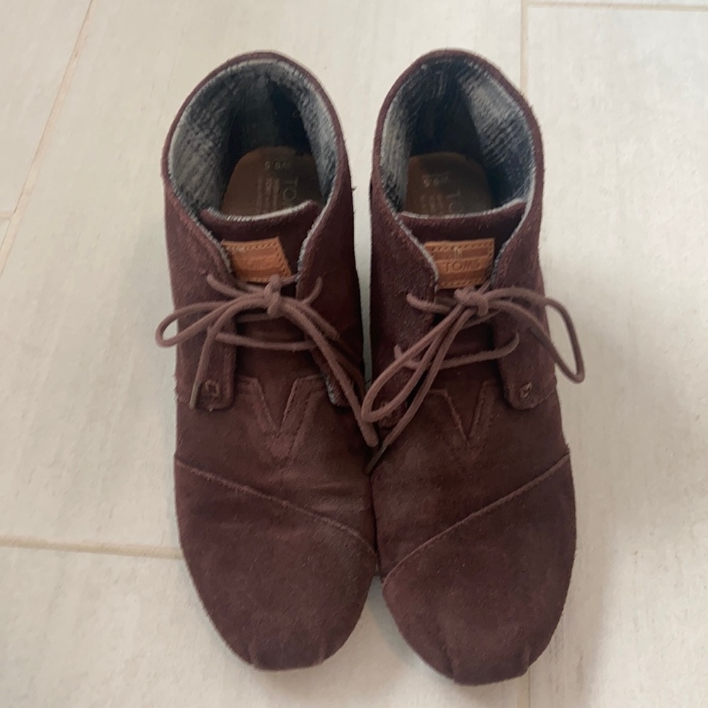 TOMS Desert Wedge Bootie
